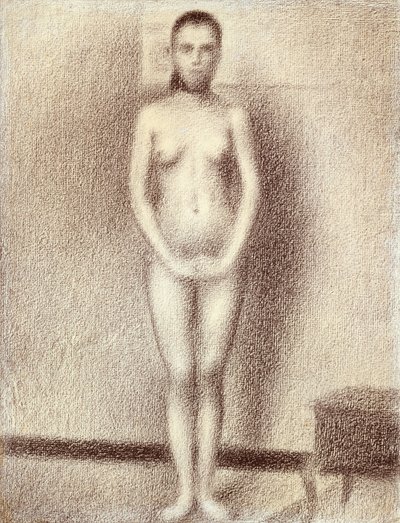 Studie für Les Poseuses, 1886 von Georges Seurat